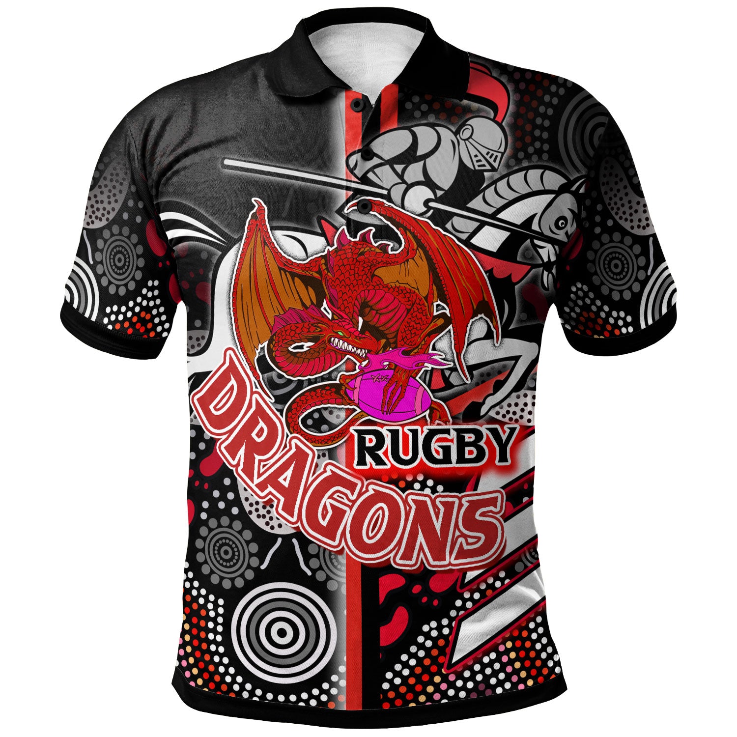 st-george-rugby-polo-shirt-custom-st-george-rugby-ball-aboriginal-indigenous-sport-style-polo-shirt