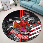 st-george-rugby-round-rug-the-saints-proud-inspired-true-dragon-aboriginal-patterns-round-rug