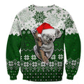 aboriginal-christmas-2022-koala-sweatershirt-green-style