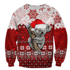 aboriginal-christmas-2022-koala-sweatershirt-red-style