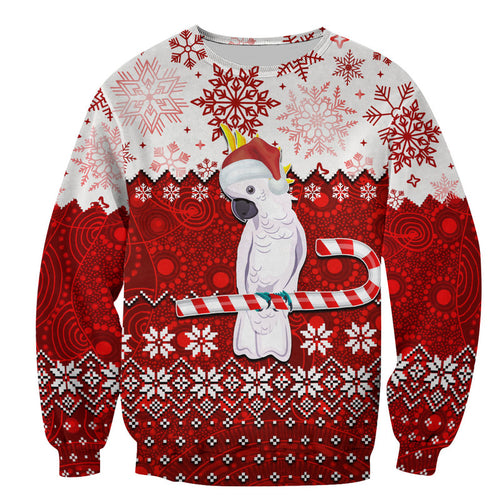 aboriginal-christmas-2022-cockatoo-sweatshirt-red-style