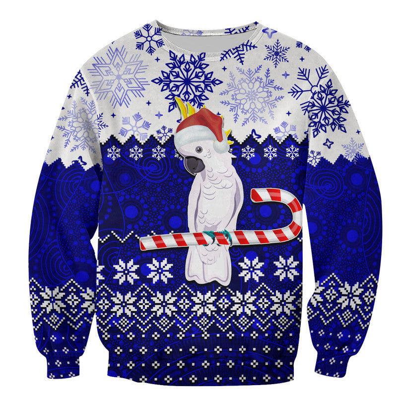 aboriginal-christmas-2022-cockatoo-sweatshirt-blue-style