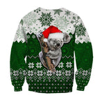 aboriginal-christmas-2022-koala-sweatershirt-green-style