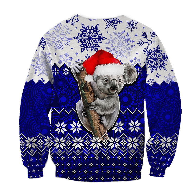 aboriginal-christmas-2022-koala-sweatershirt-blue-style