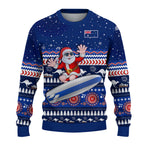 custom-text-and-number-australia-christmas-sweater-aussie-aboriginal-santa-claus-is-surfing-with-kangaroo