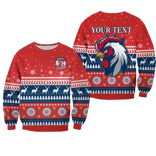 custom-personalised-roosters-sweatshirt-merry-christmas-sydney