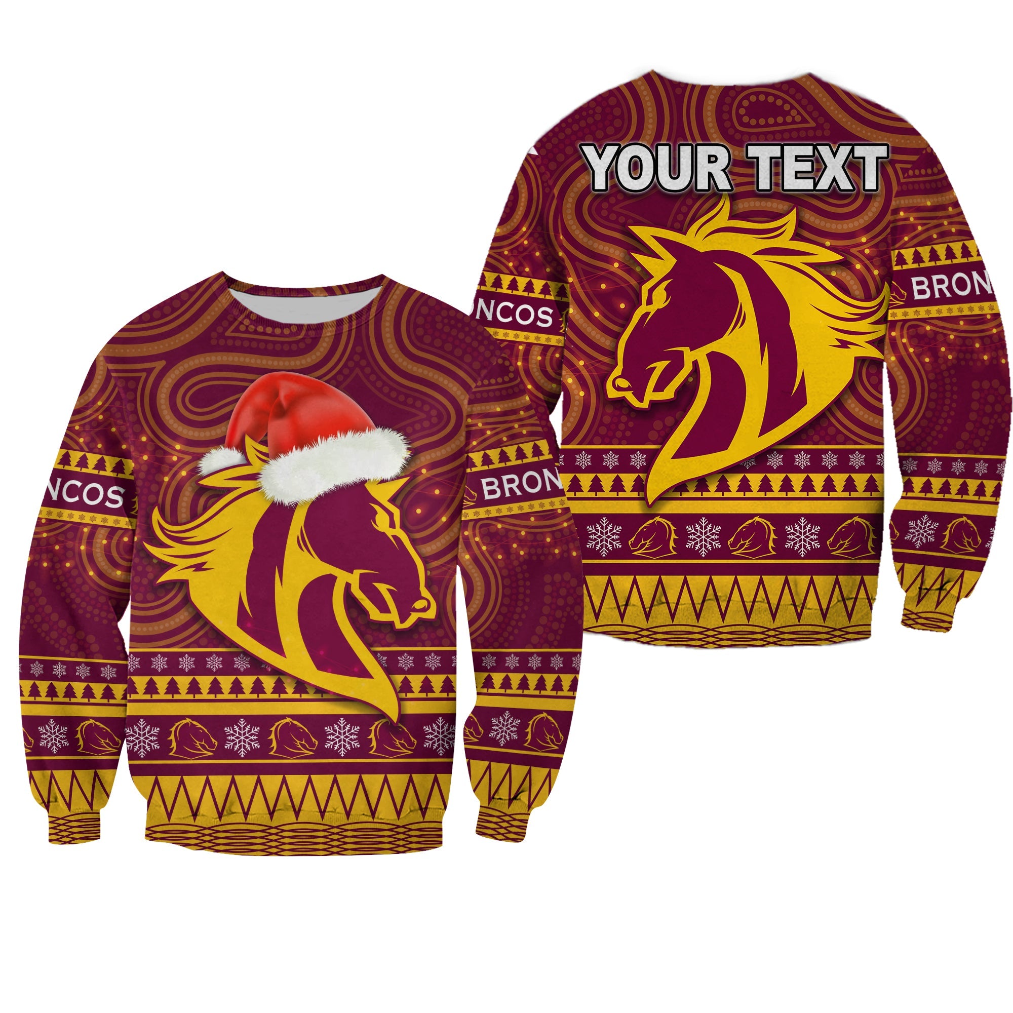 custom-personalised-broncos-christmas-sweatshirt-brisbane-indigenous