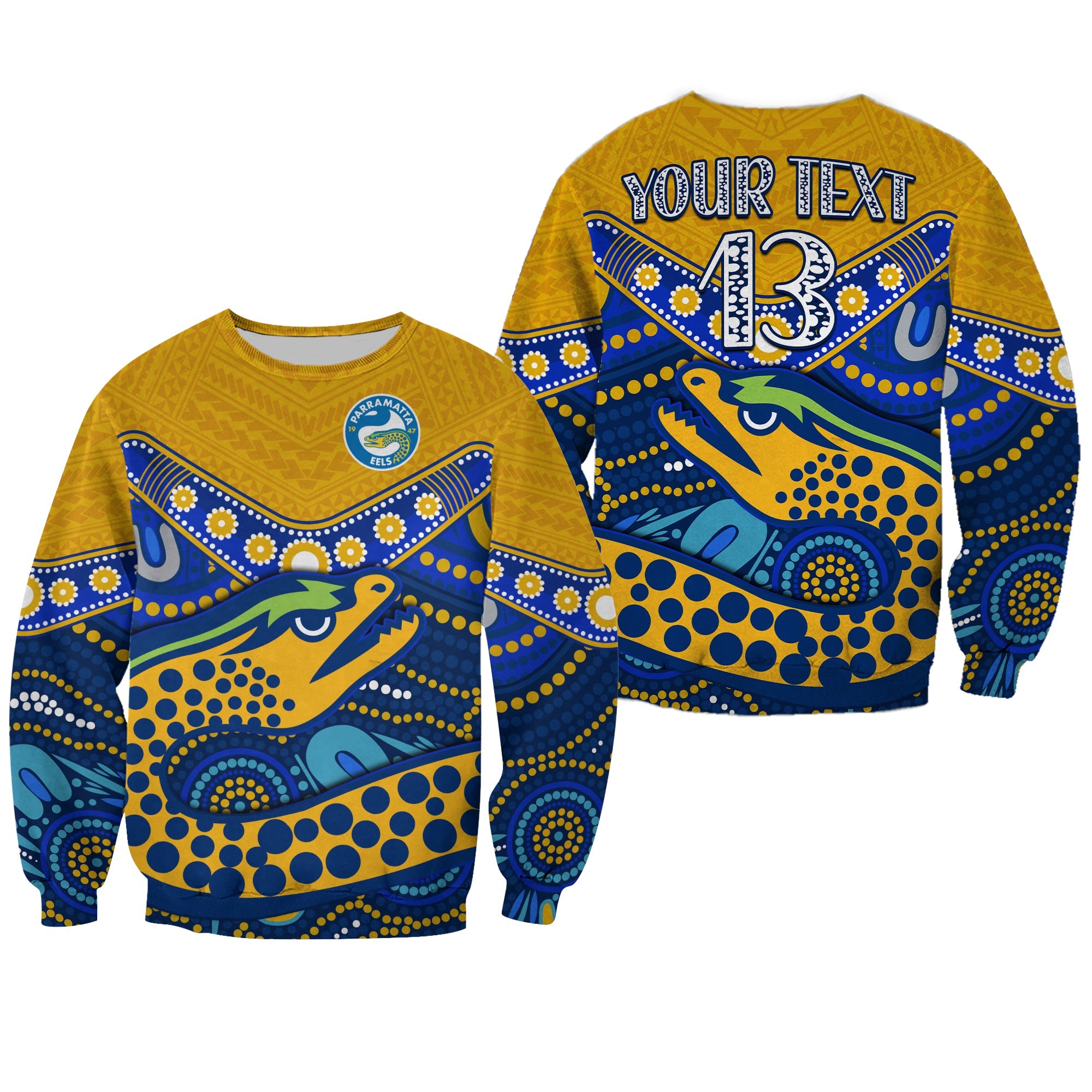 custom-text-and-number-eels-rugby-sweatshirt-aboriginal-and-polynesia-parramatta
