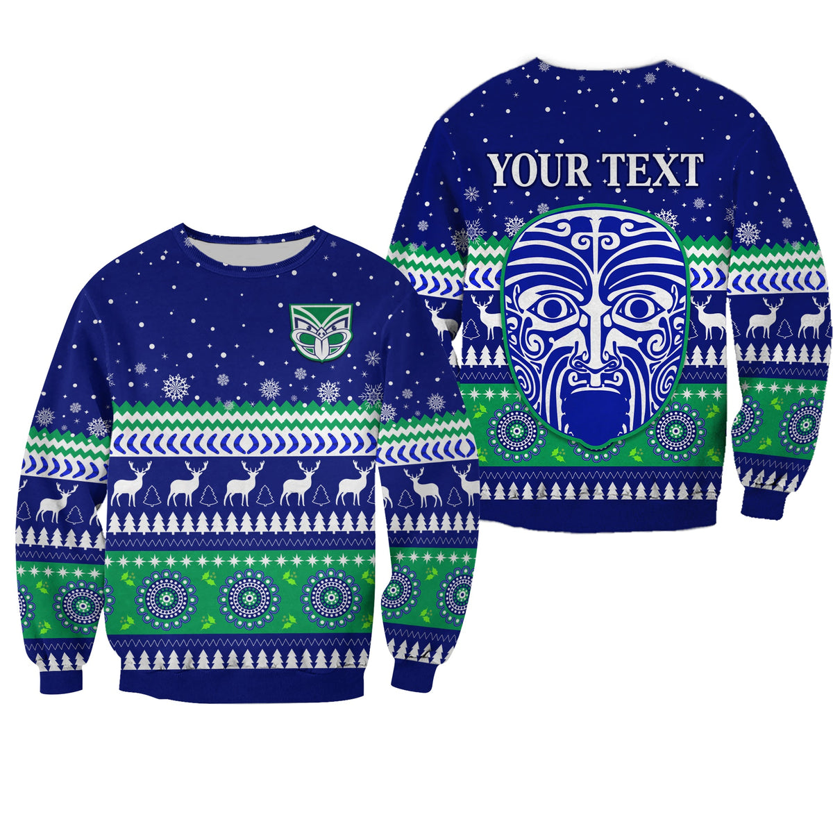 custom-personalised-warriors-sweatshirt-merry-christmas-new-zealand