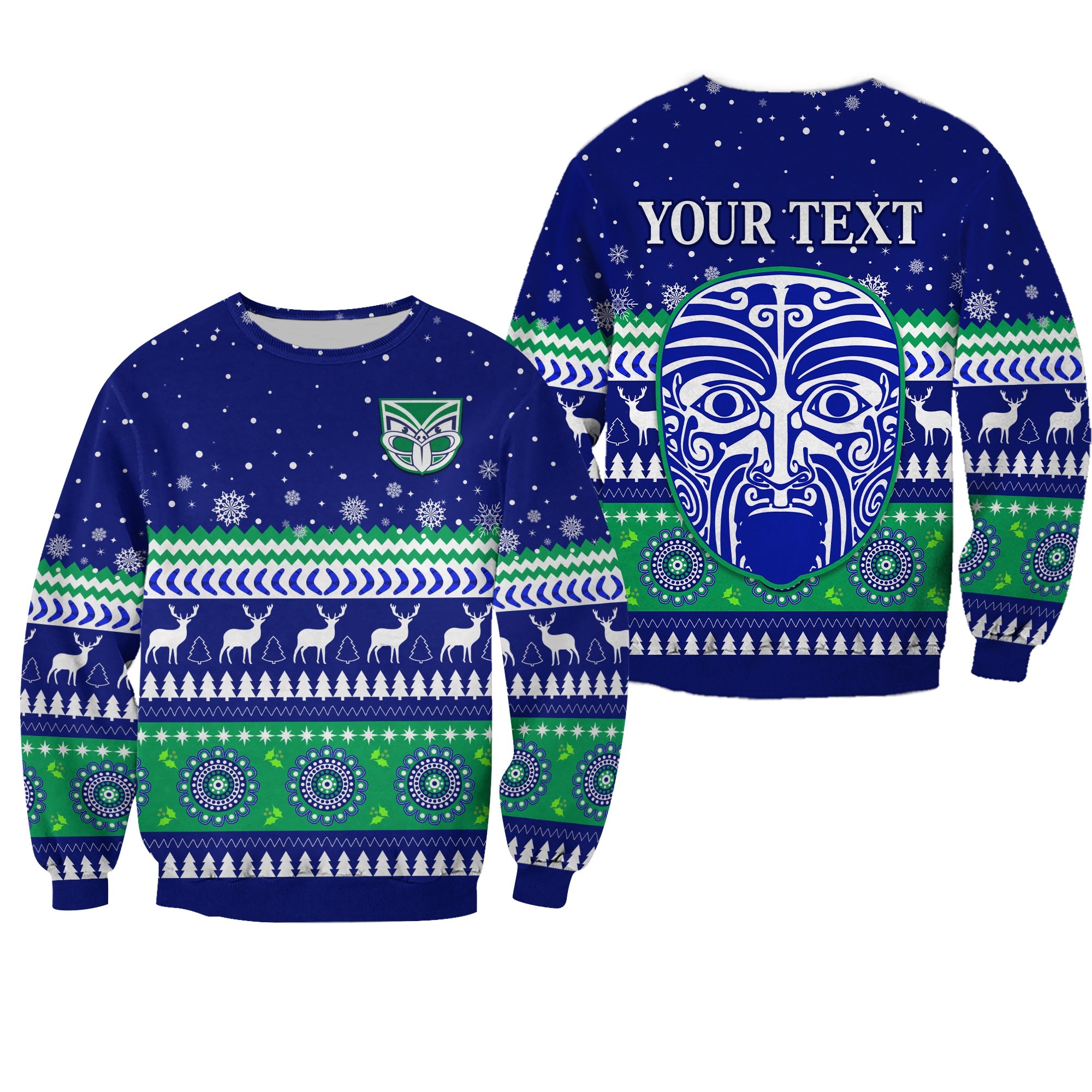 custom-personalised-warriors-sweatshirt-merry-christmas-new-zealand