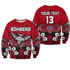 custom-text-and-number-bombers-anzac-2022-sweatshirt-essendon-football-aboriginal-remember-them