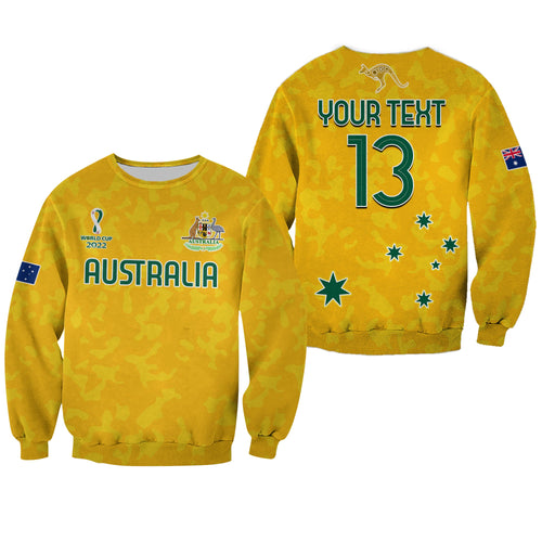 custom-text-and-number-australia-soccer-sweatshirt-world-cup-football-2022-socceroos-with-kangaroos