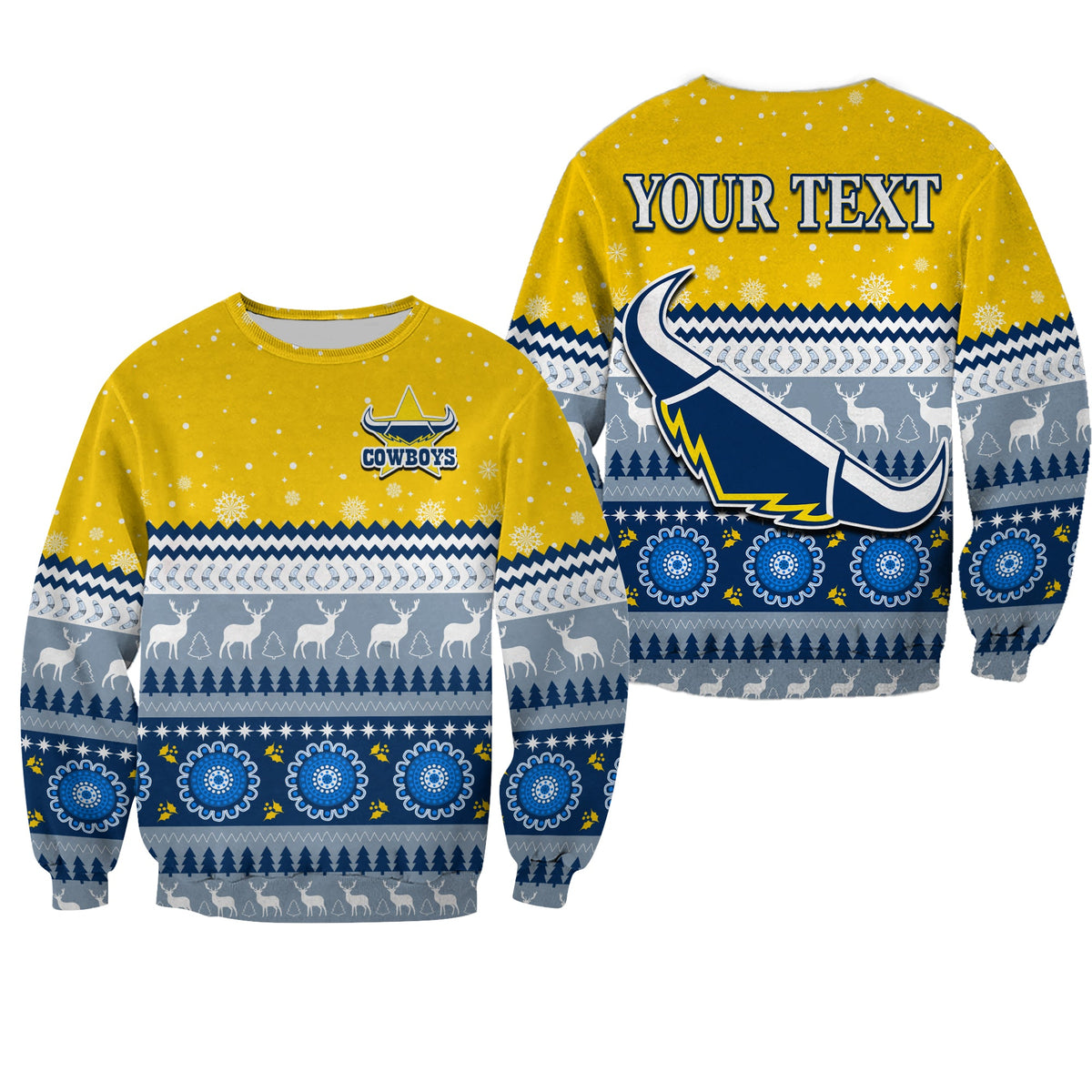 custom-personalised-cowboys-aboriginal-sweatshirt-christmas-north-queensland