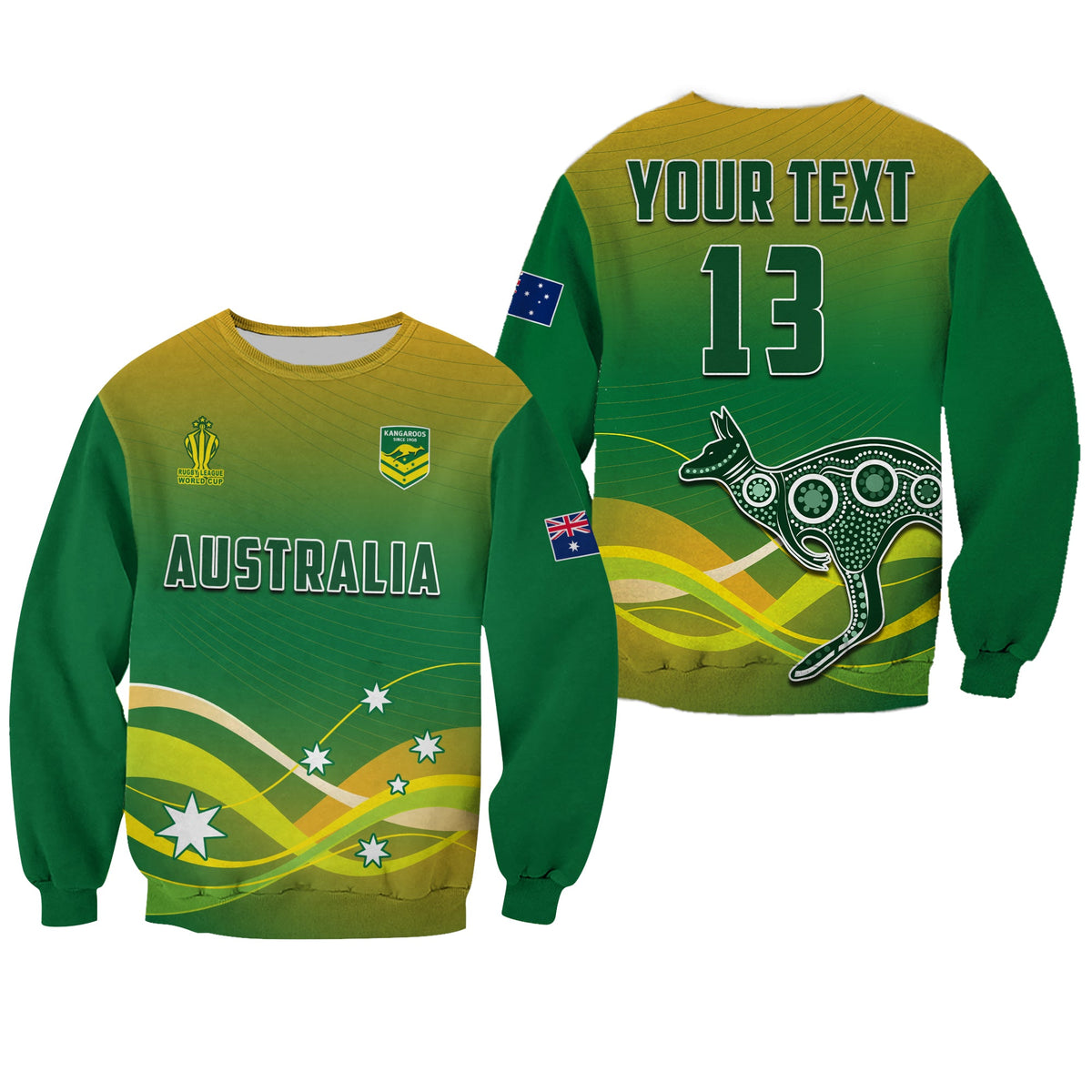 custom-text-and-number-australia-rugby-sweatshirt-champions-rlwc-kangaroos-world-cup-rugby