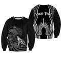 custom-personalised-torres-strait-islands-sweatshirt-the-dhari-mix-aboriginal-turtle-version-black
