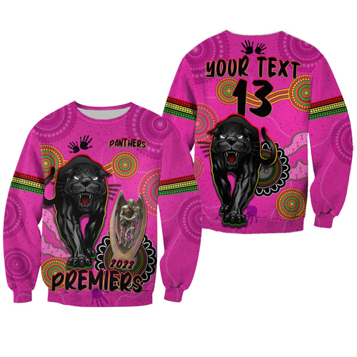 custom-text-and-number-panthers-sweatshirt-aboriginal-premiers-2022-we-are-the-champions-with-trophy
