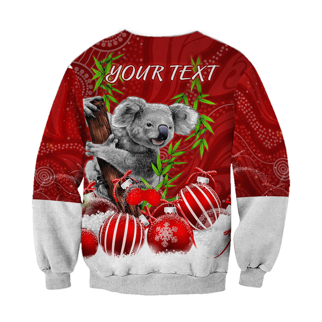 custom-personalised-australia-koala-aboriginal-sweatshirt-merry-christmas