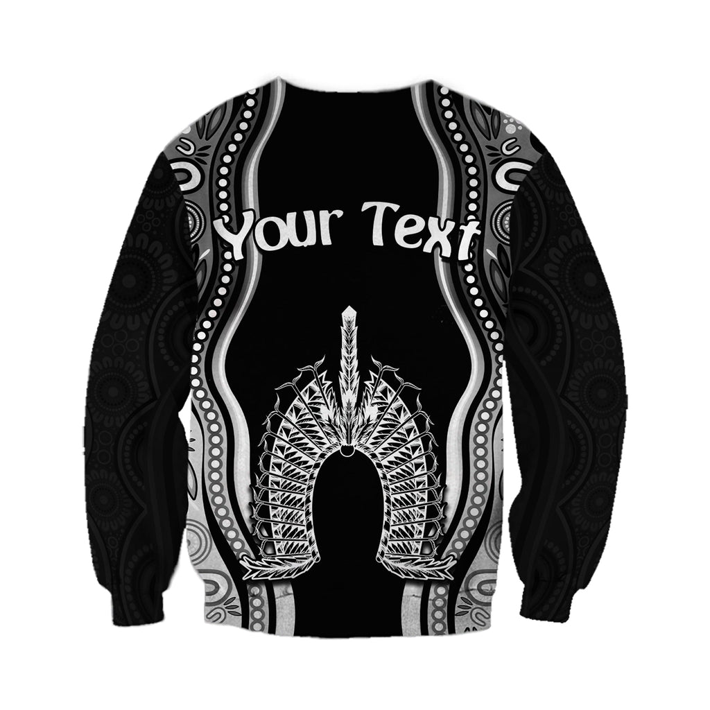 custom-personalised-torres-strait-islands-sweatshirt-the-dhari-mix-aboriginal-turtle-version-black