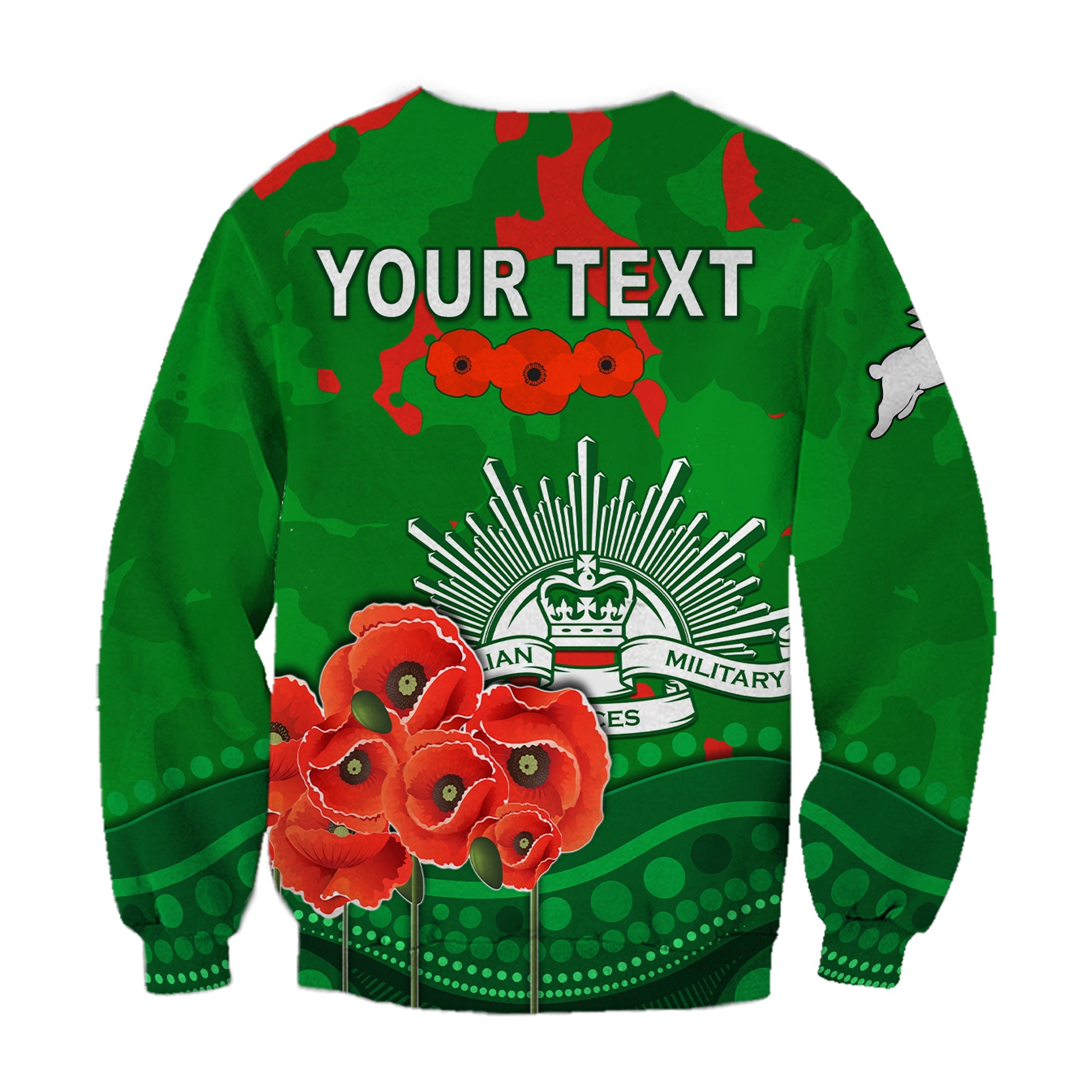 custom-personalised-rabbitohs-anzac-day-sweatshirt-south-sydney-camouflage-mix-aboriginal