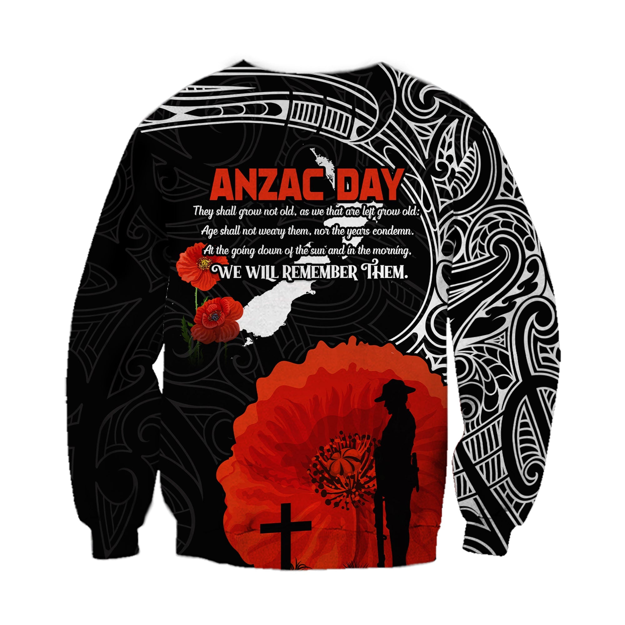 custom-personalised-new-zealand-anzac-2022-sweatshirt-maori-mix-fern-poppy