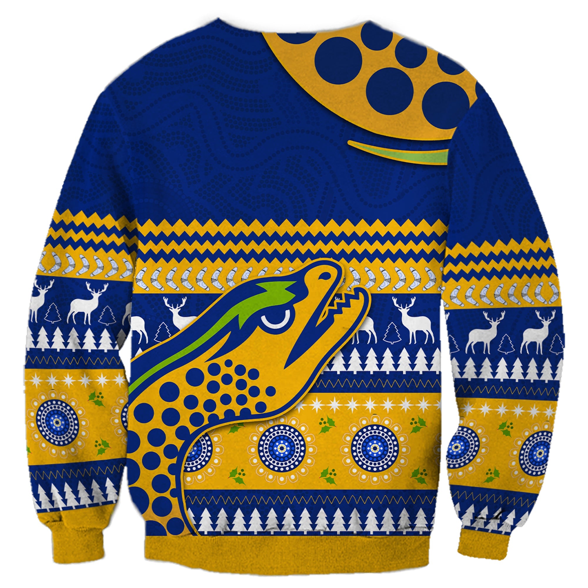 custom-personalised-eels-indigenous-sweatshirt-parramatta-christmas