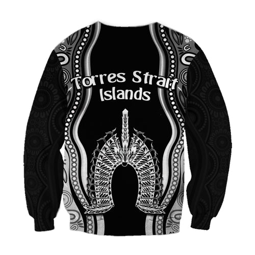 torres-strait-islands-sweatshirt-the-dhari-mix-aboriginal-turtle-version-black