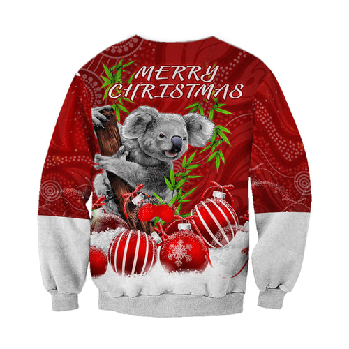 australia-koala-aboriginal-sweatshirt-merry-christmas