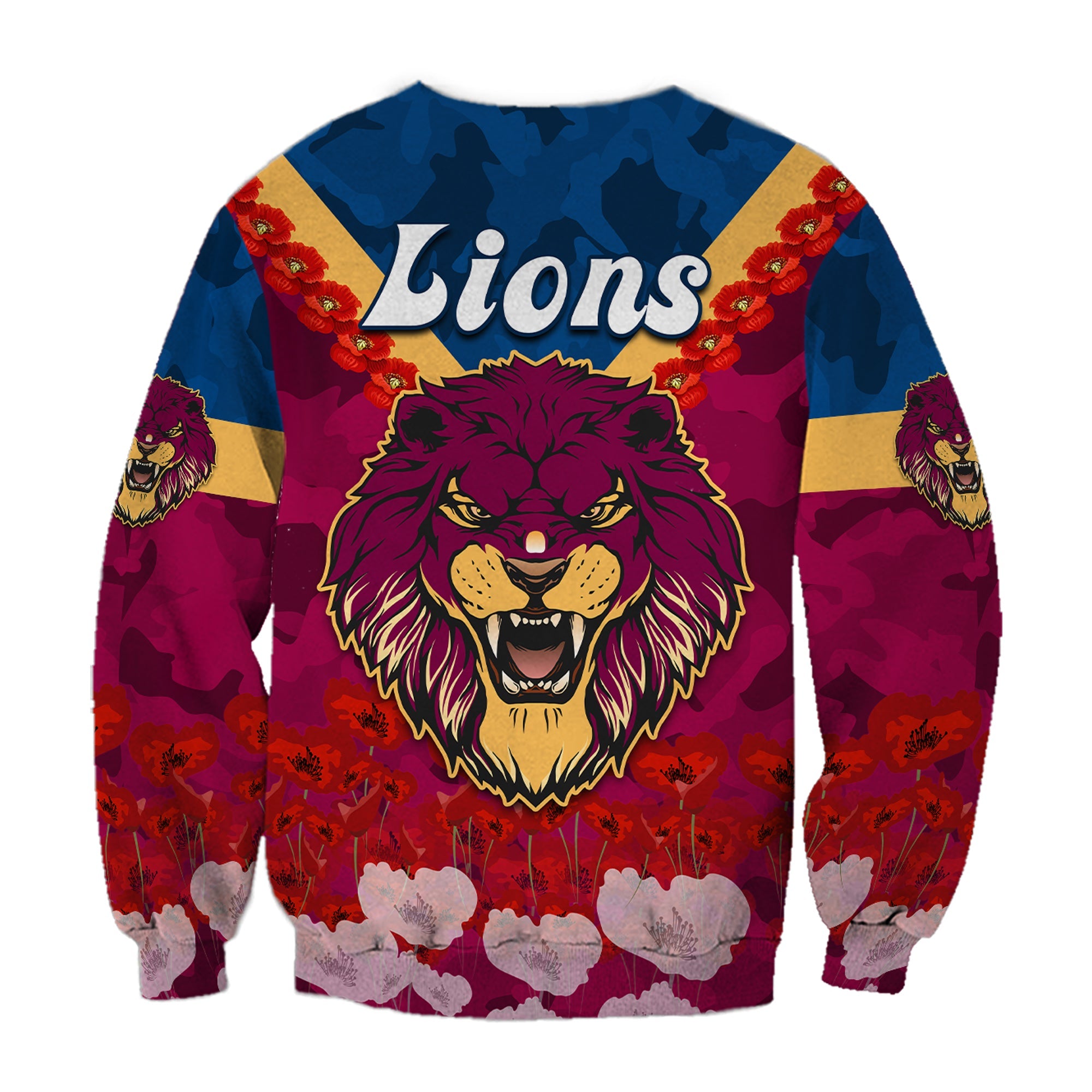 lions-anzac-2022-sweatshirt-brisbane-brissie-poppy-flowers