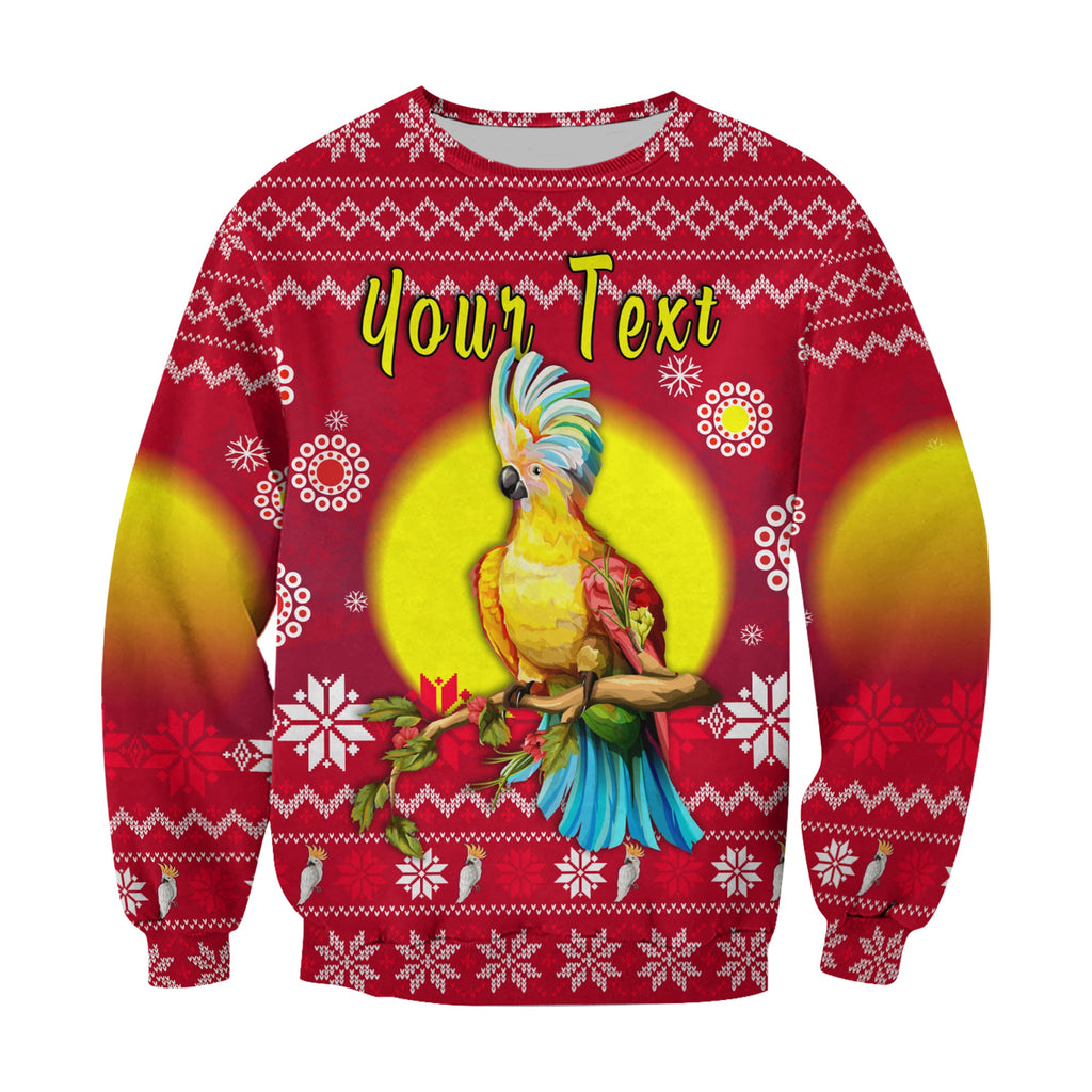 custom-personalised-australia-christmas-sweatshirt-be-loved-cockatoo