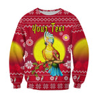 custom-personalised-australia-christmas-sweatshirt-be-loved-cockatoo