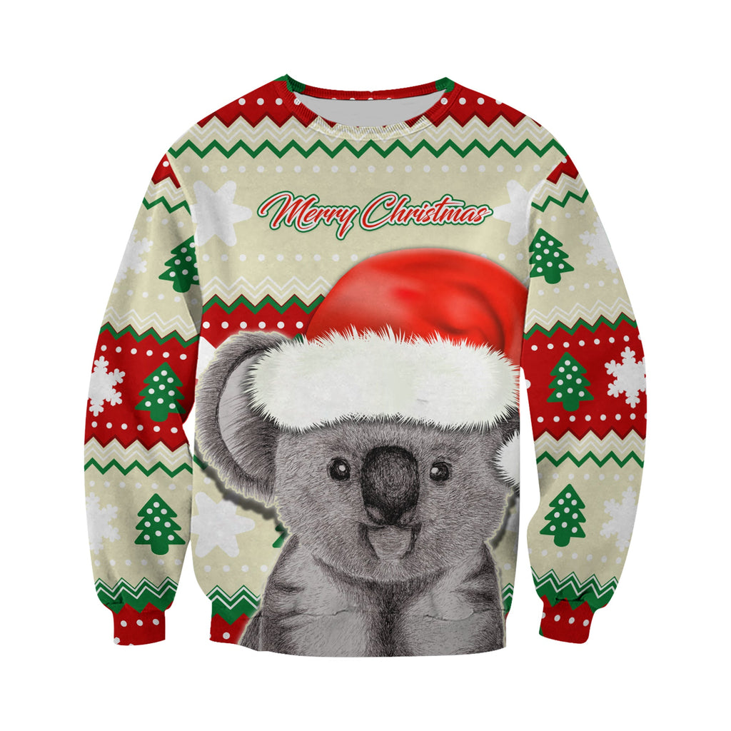 australia-merry-christmas-sweatshirt-koala-lovers