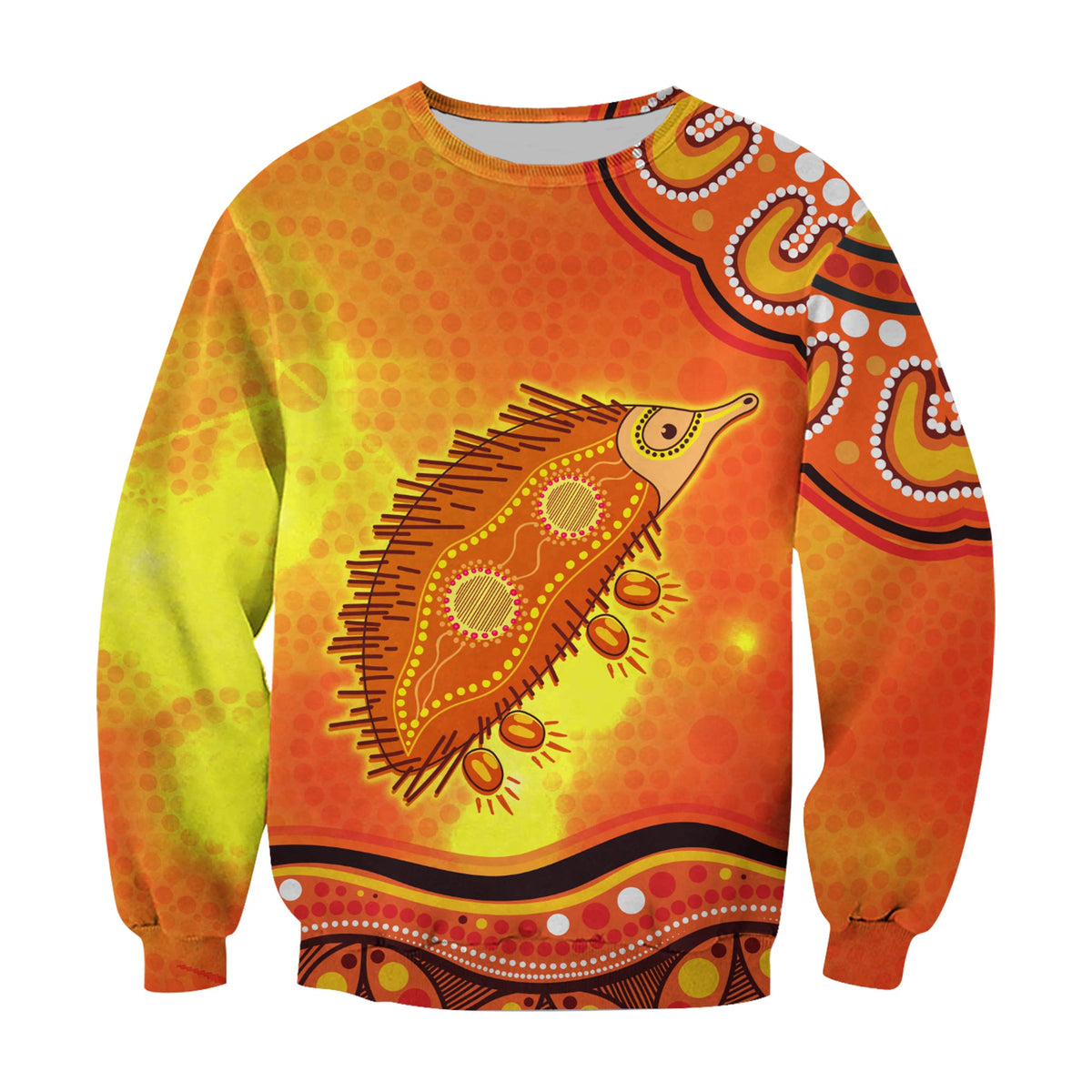 echidna-aboriginal-sweatshirt-australian-animal