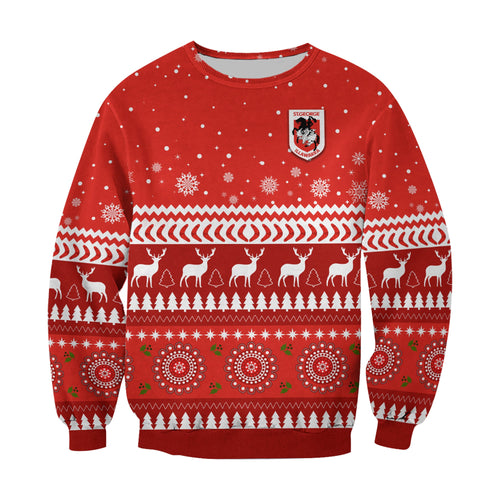 custom-personalised-dragons-sweatshirt-christmas-st-george-illawarra