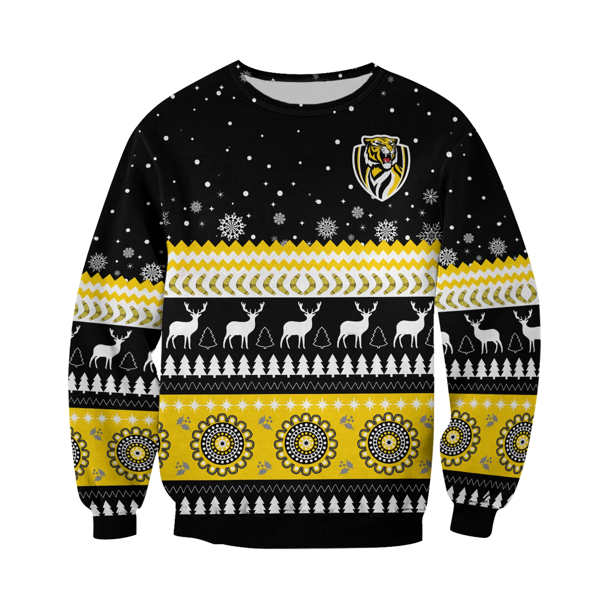 tigers-christmas-sweatshirt-indigenous-richmond-football