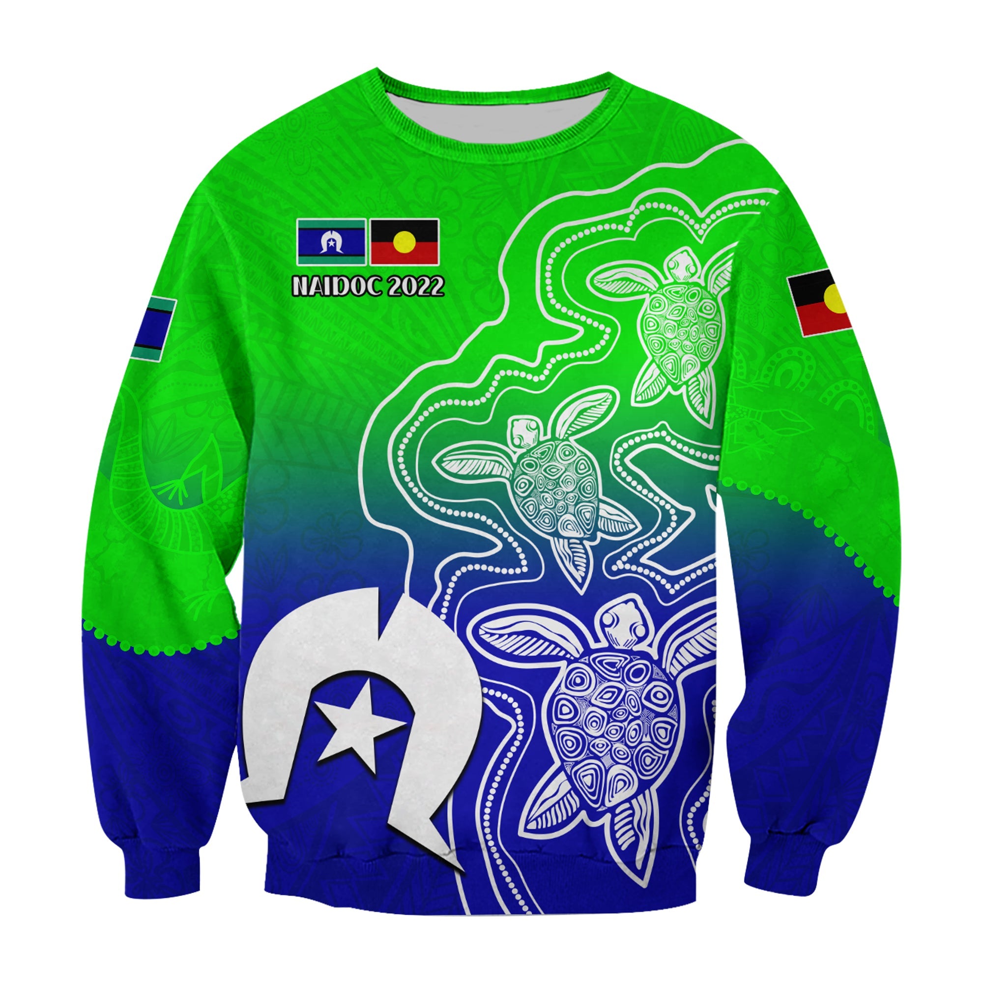 naidoc-week-2022-sweatshirt-torres-strait-islanders-with-aboriginal-turtles