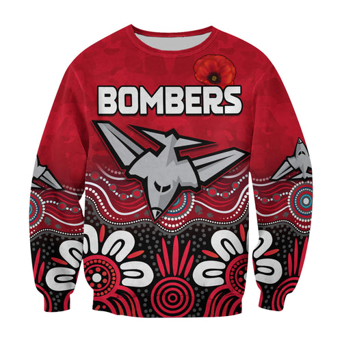 custom-text-and-number-bombers-anzac-2022-sweatshirt-essendon-football-aboriginal-remember-them