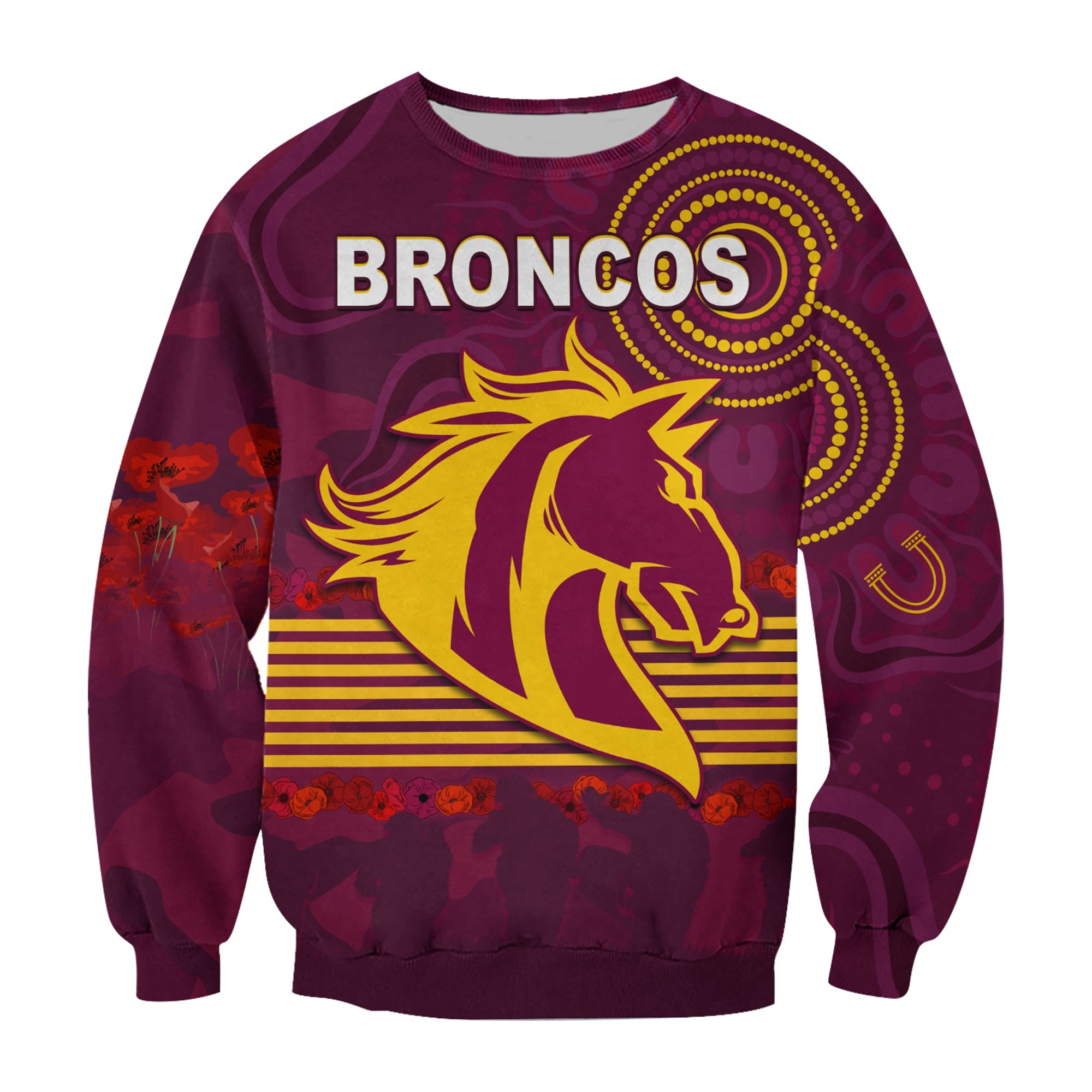 custom-personalised-broncos-anzac-day-sweatshirt-aboriginal-lest-we-forget-ver01