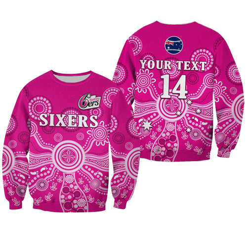 custom-text-and-number-sydney-sixers-sweatshirt-cricket-indigenous-australian-art-ver02
