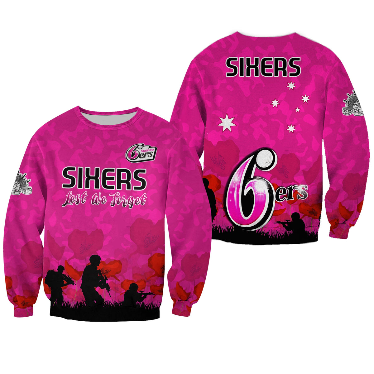 sydney-sixers-cricket-sweatshirt-anzac-day-camouflage-poppy-lest-we-forget