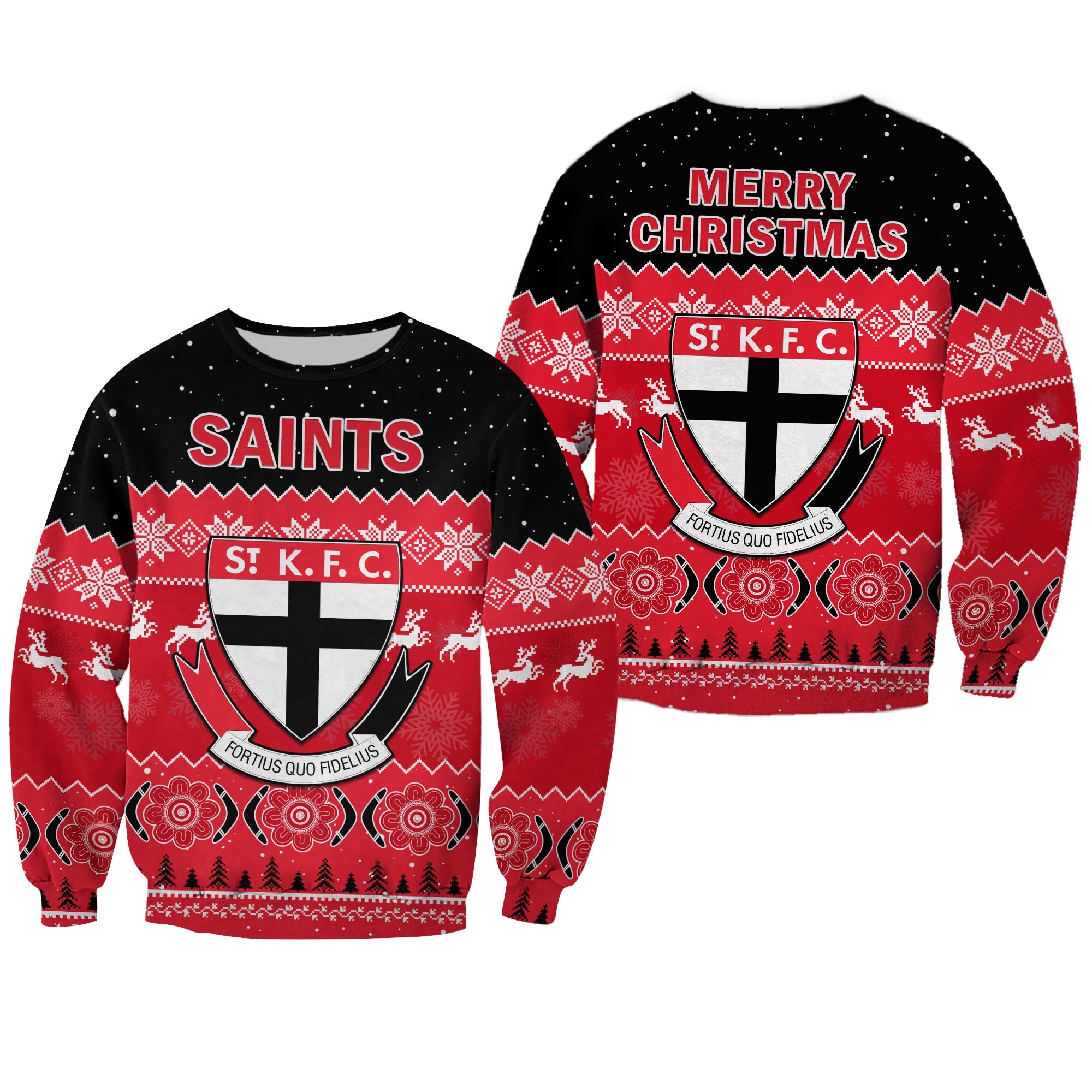 st-kilda-football-sweatshirt-saints-indigenous-merry-christmas