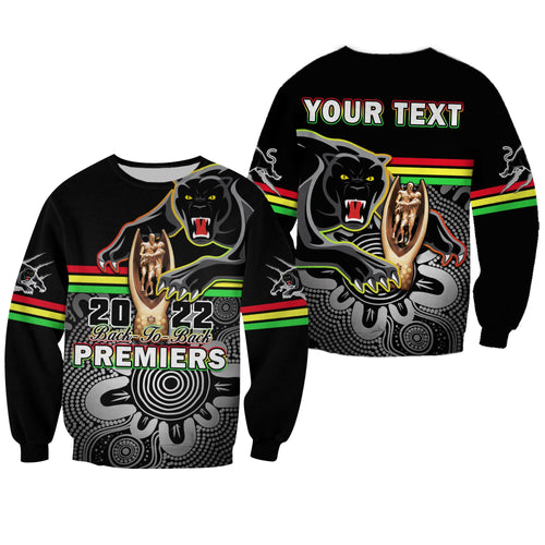 custom-personalised-panthers-rugby-sweatshirt-pennies-premiers-2022-back-to-back-indigenous-original