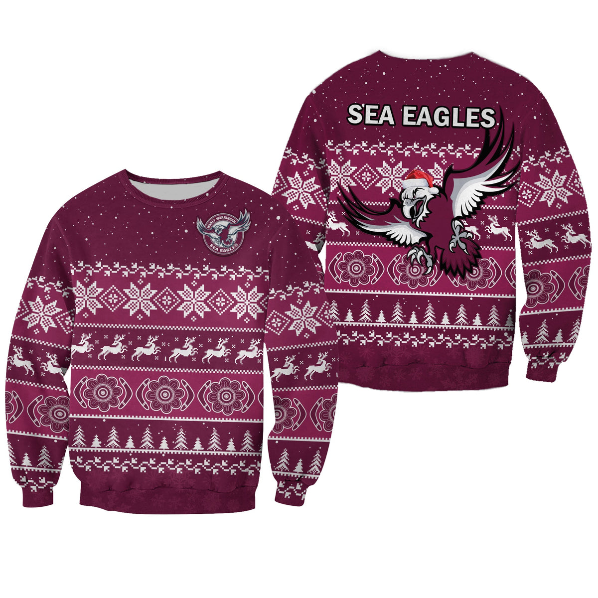 sea-eagles-rugby-sweatshirt-indigenous-silvertails-merry-christmas