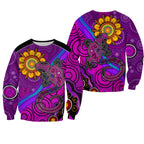 australia-lizard-and-sun-sweatshirt-aboriginal-art-purple