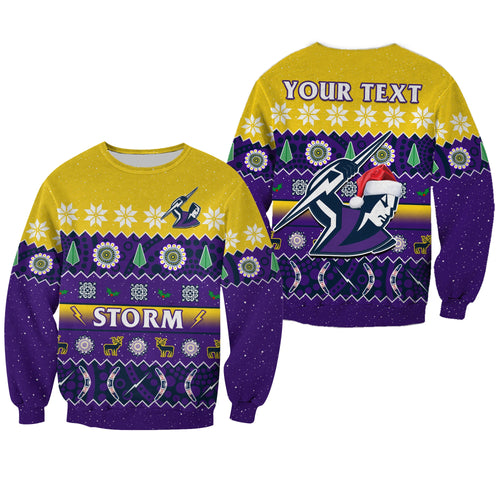 custom-personalised-melbourne-storm-christmas-sweatshirt-aboriginal-art-merry-xmas