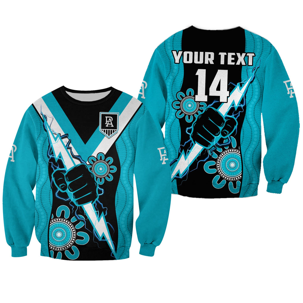 custom-text-and-number-port-adelaide-football-sweatshirt-power-thunder-hand-mix-aboriginal-dynamic