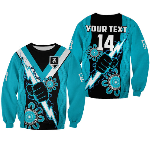 custom-text-and-number-port-adelaide-football-sweatshirt-power-thunder-hand-mix-aboriginal-dynamic