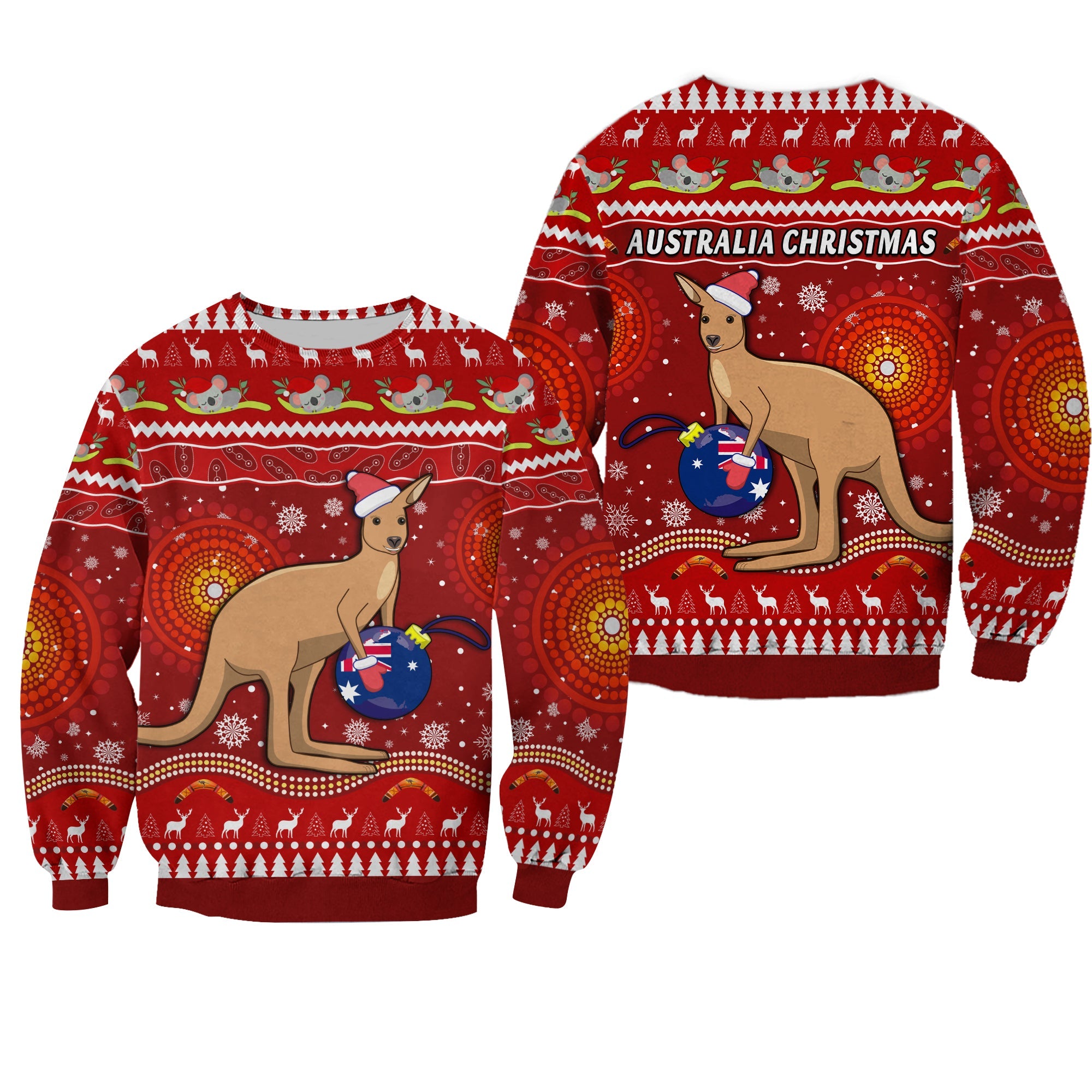 australia-christmas-sweatshirt-aboriginal-kangaroo
