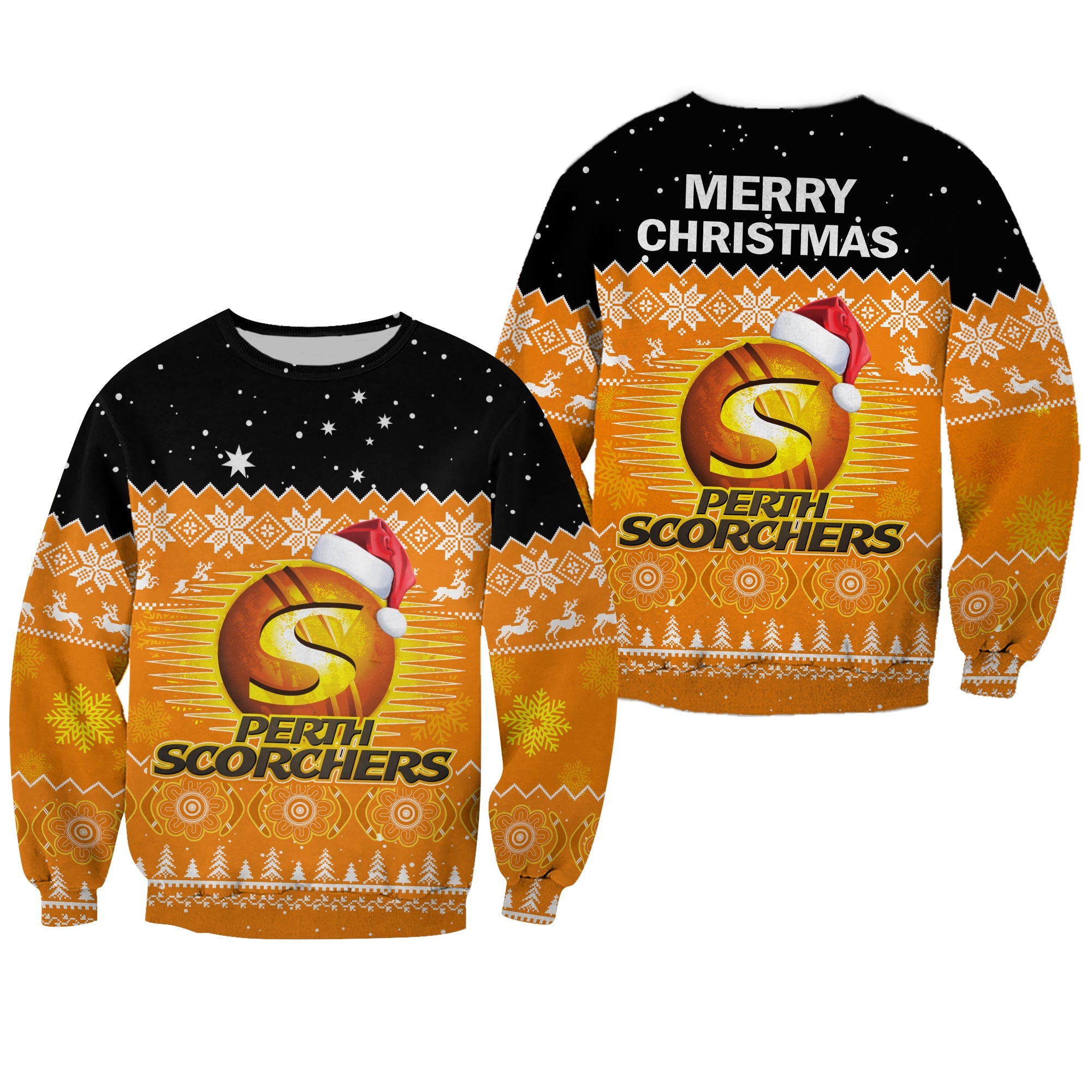 perth-scorchers-cricket-sweatshirt-aboriginal-merry-christmas
