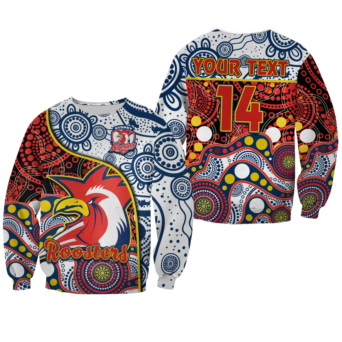 custom-text-and-number-roosters-rugby-sweatshirt-easts-1908-aboriginal-artsy-premiers