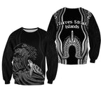 torres-strait-islands-sweatshirt-the-dhari-mix-aboriginal-turtle-version-black